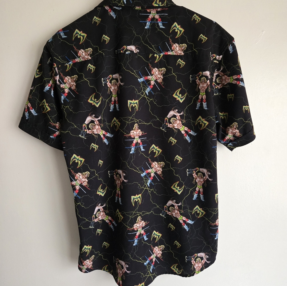 Wwe Legends The Ultimate Warrior Button Down Shirt - image 5